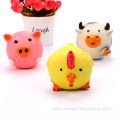 Round Animal Shape Chew Toy Squeaky Toys
